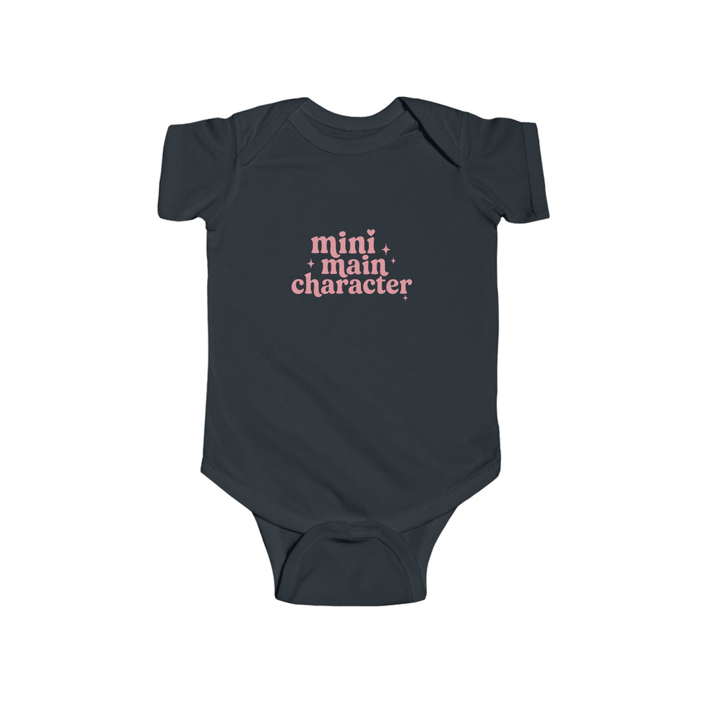 Mini Main Character Infant Bodysuit (Pink)
