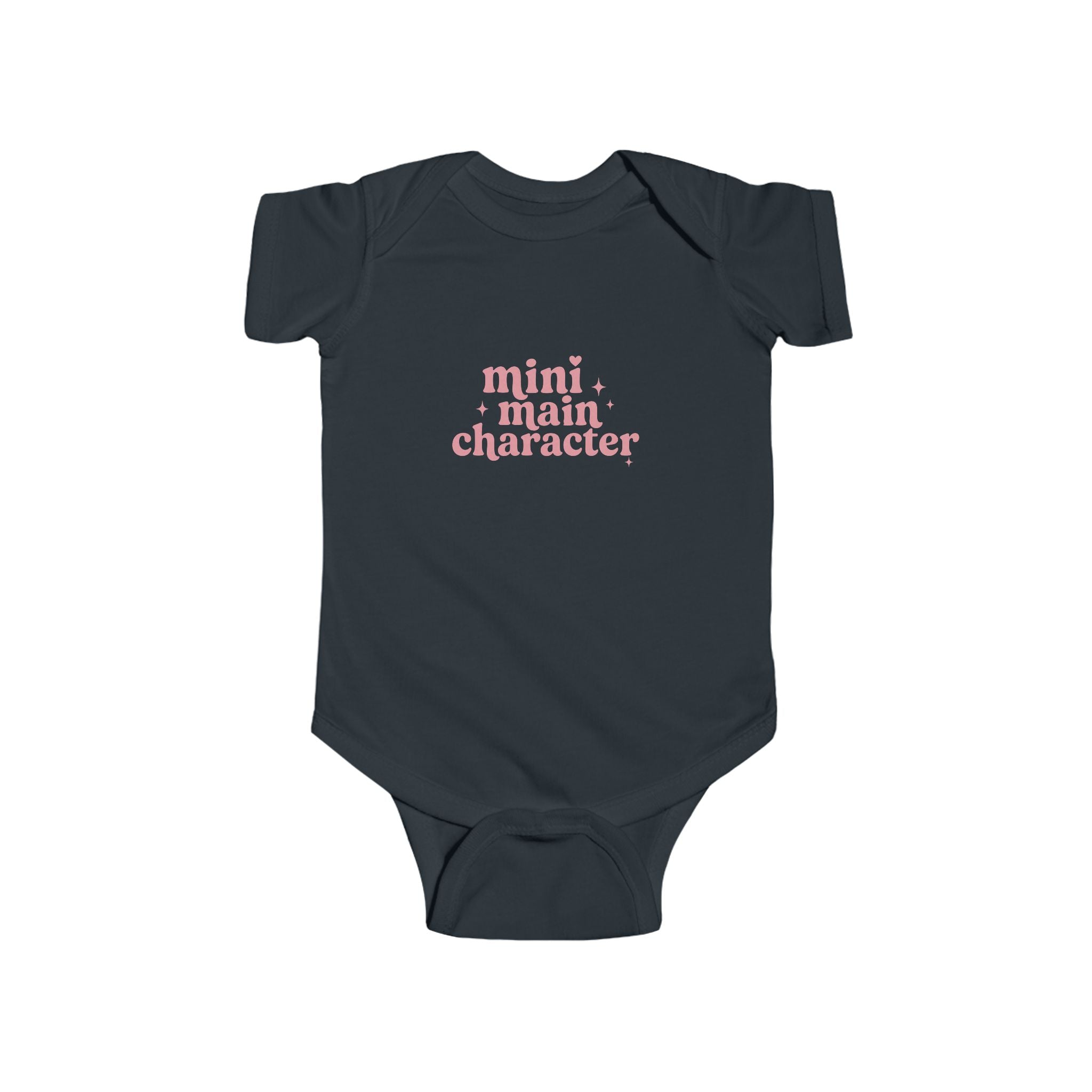 Mini Main Character Infant Bodysuit (Pink)