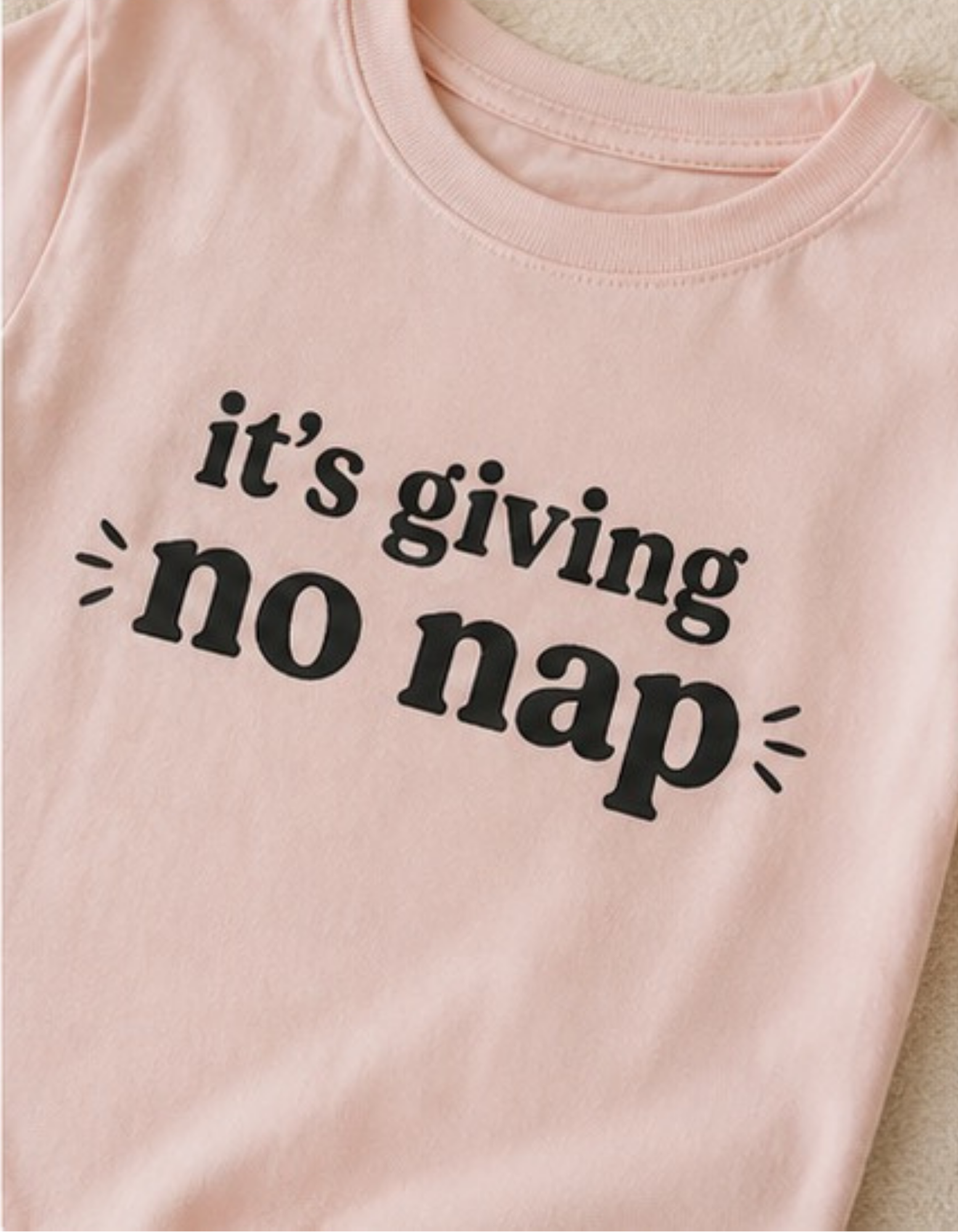 It's Giving No Nap Tee