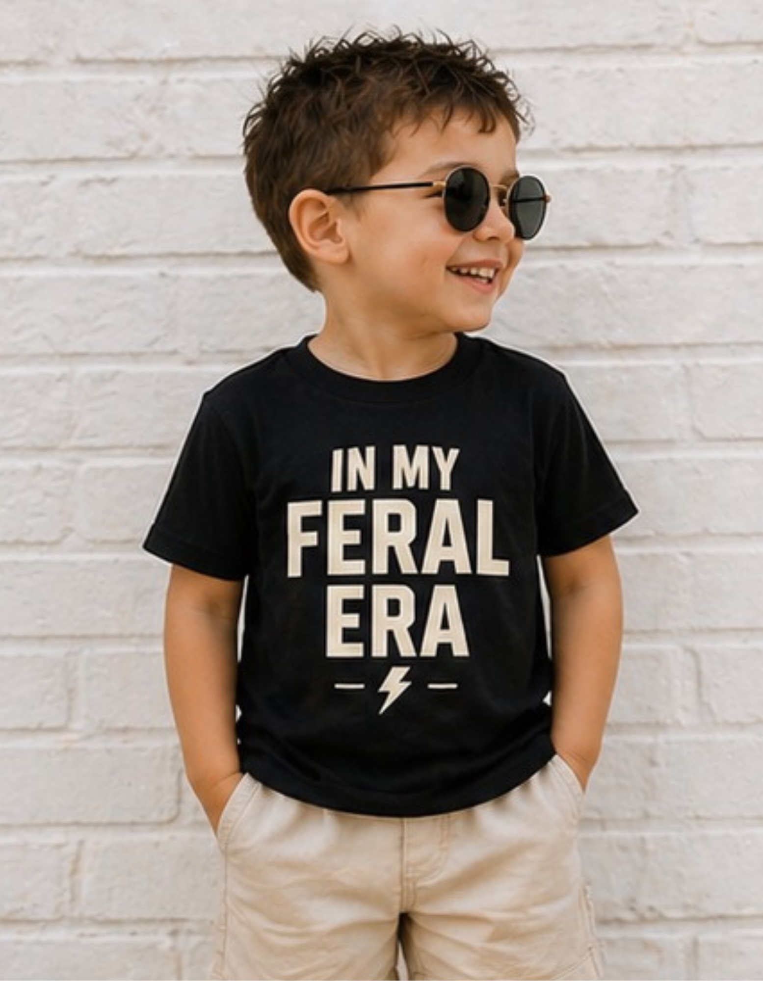 In My Feral Era Tee (Cream)