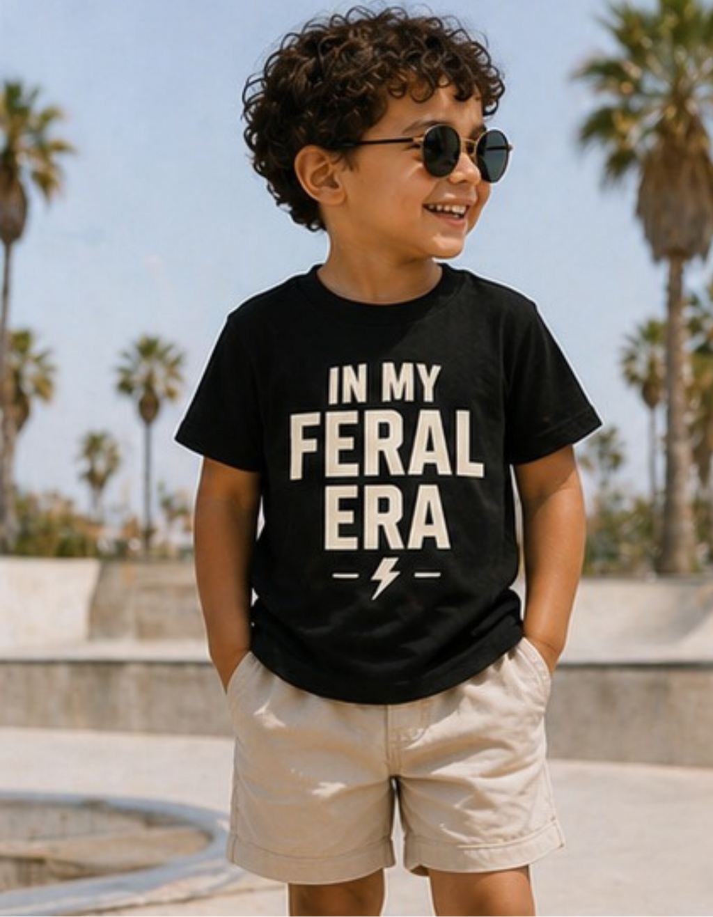 In My Feral Era Tee (Cream)
