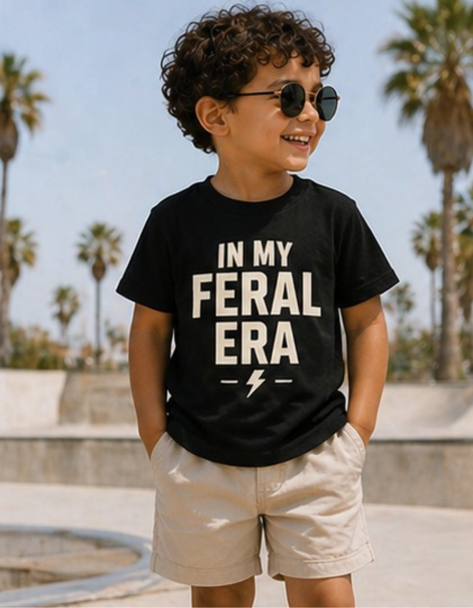 In My Feral Era Tee (Cream)