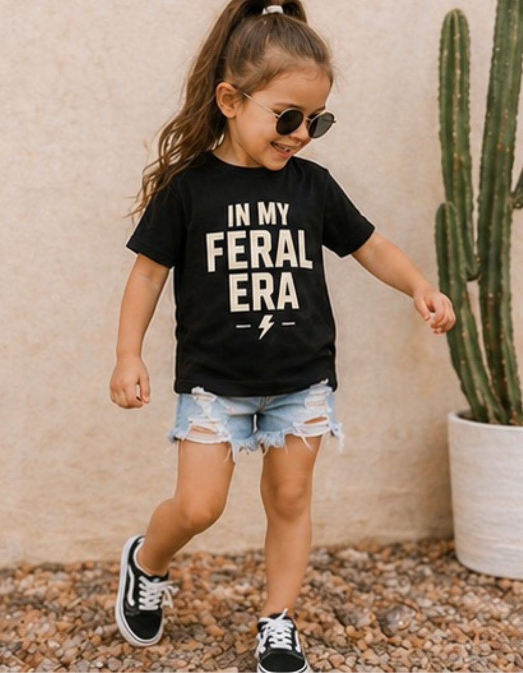 In My Feral Era Tee (Cream)