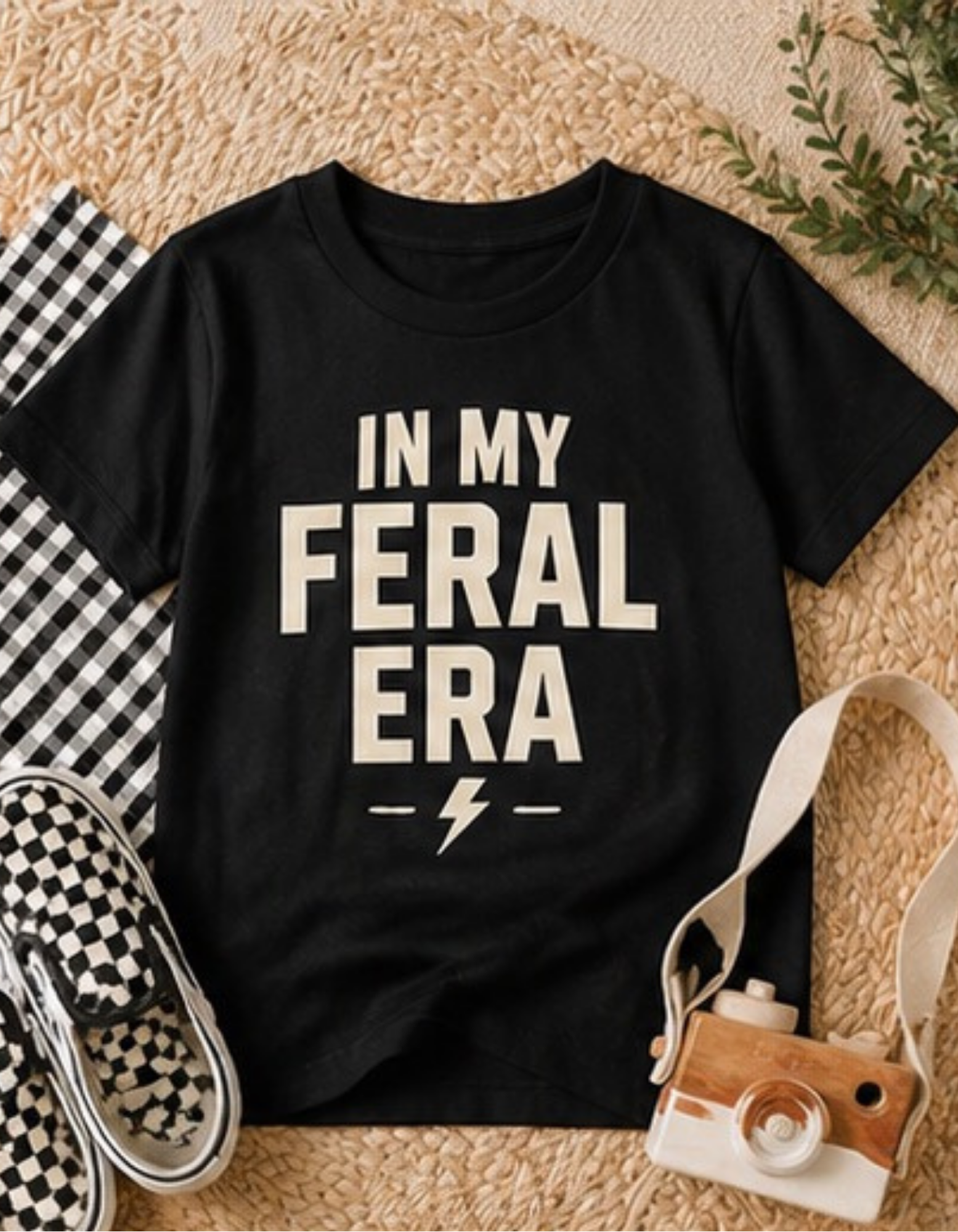 In My Feral Era Tee (Cream)
