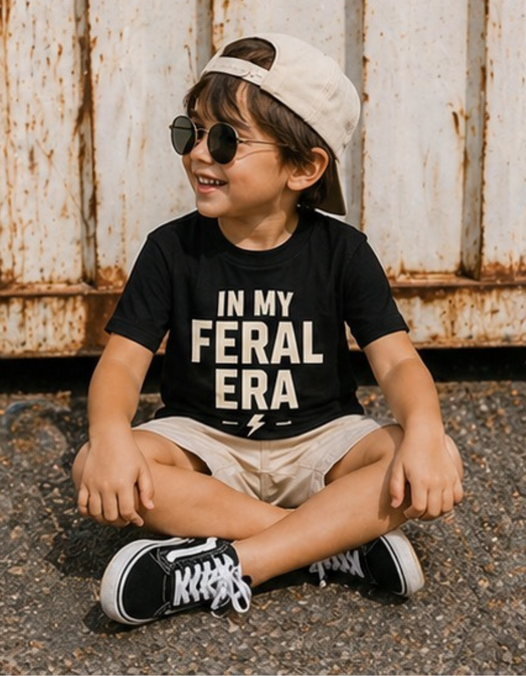 In My Feral Era Tee (Cream)