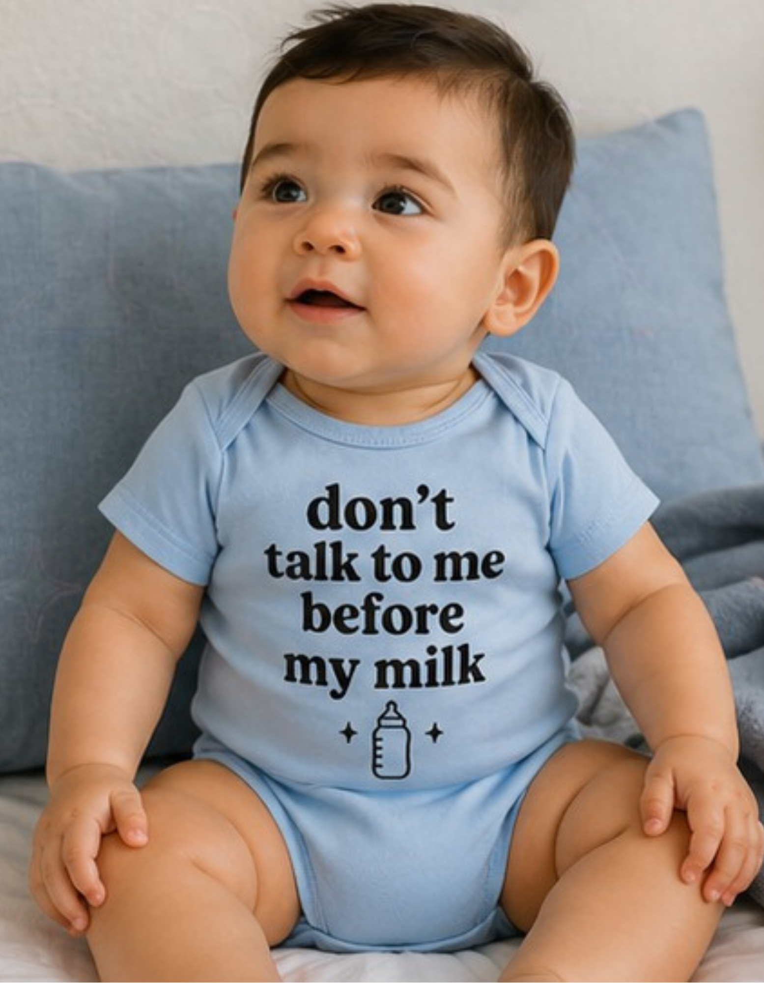 Don't Talk To Me Before My Milk Infant Bodysuit