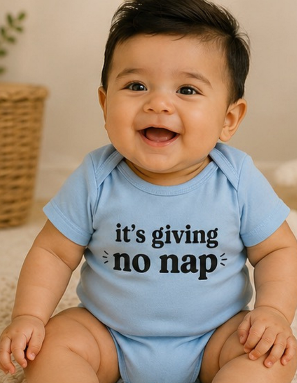 It's Giving No Nap Infant Bodysuit
