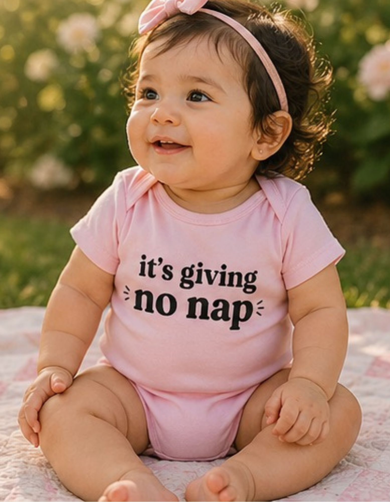 It's Giving No Nap Infant Bodysuit