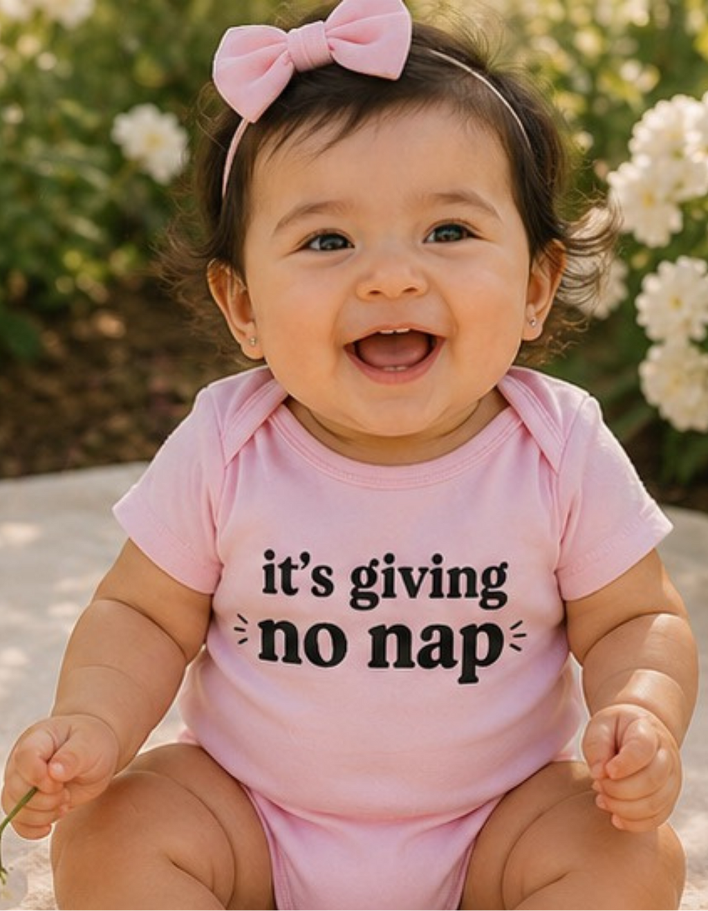 It's Giving No Nap Infant Bodysuit