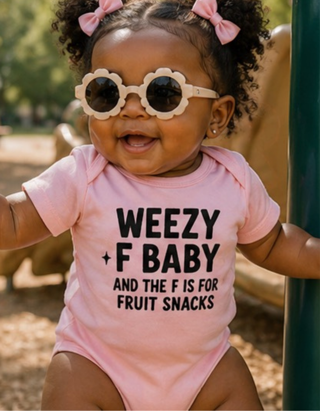 F Is For Fruit Snacks Infant Bodysuit