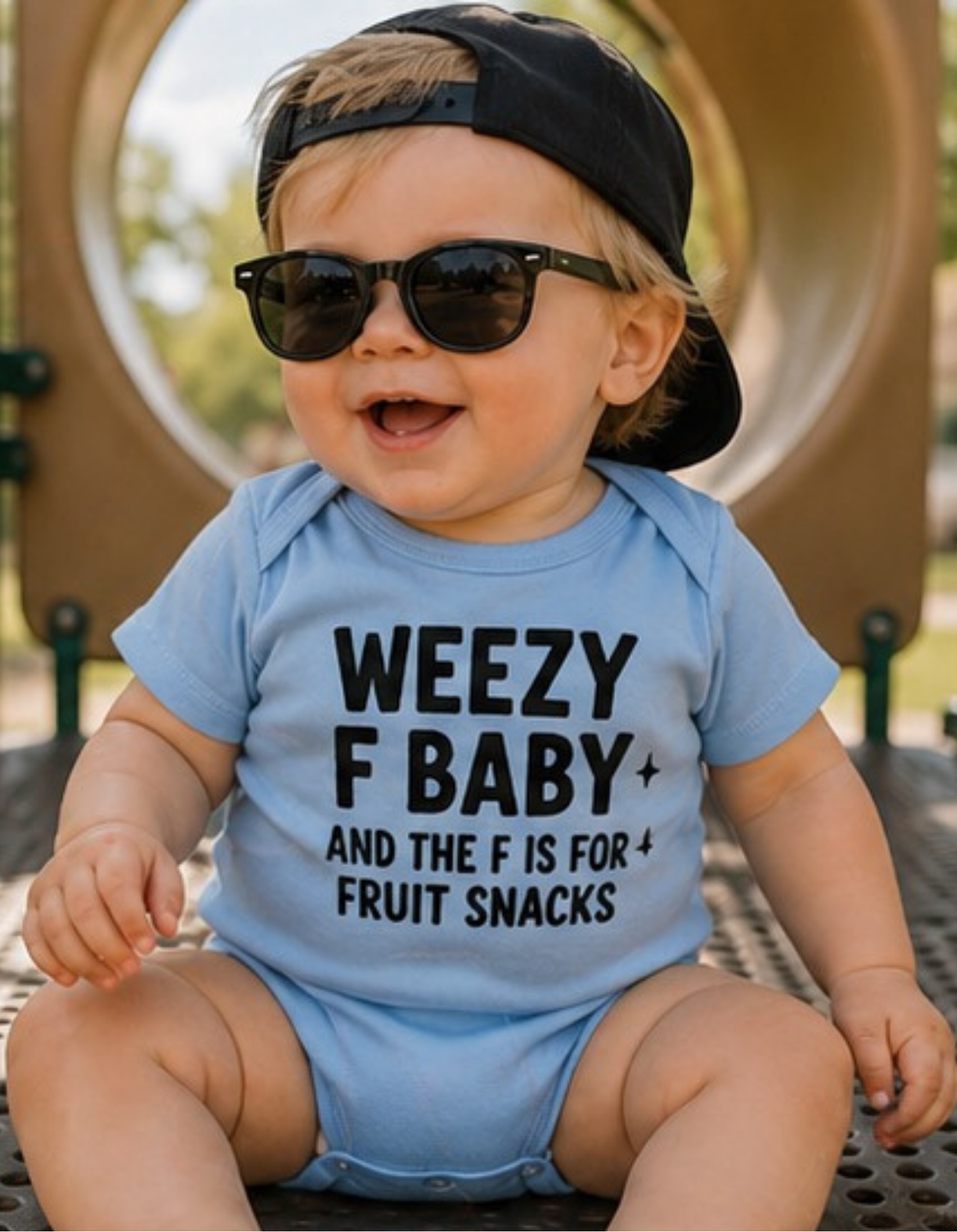 F Is For Fruit Snacks Infant Bodysuit