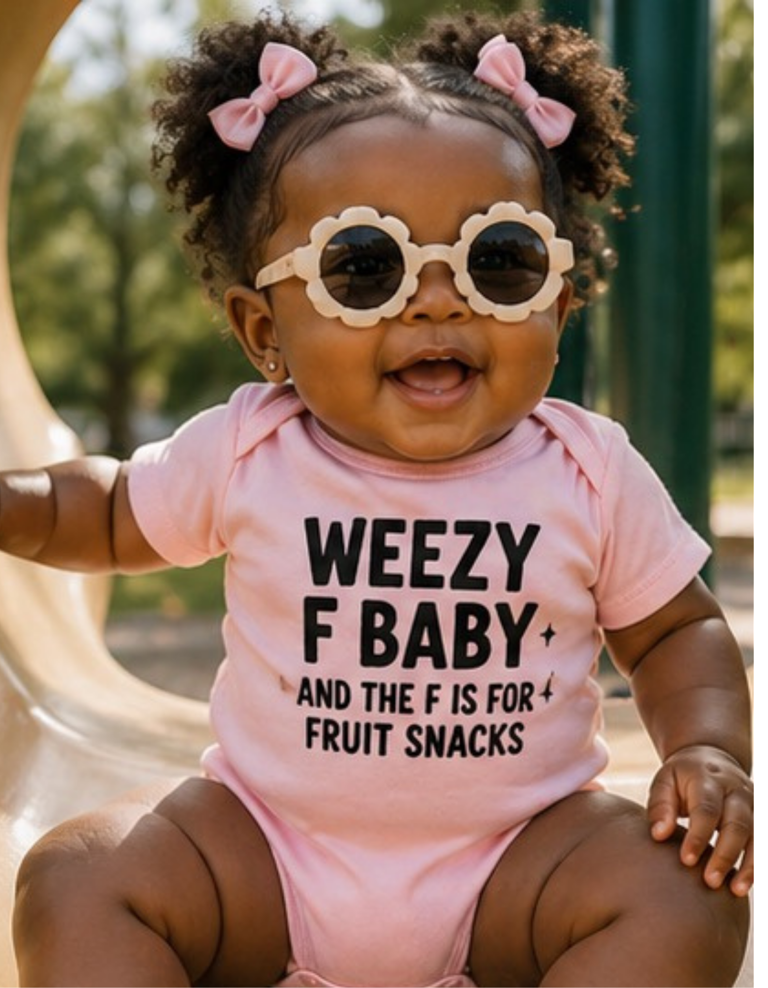 F Is For Fruit Snacks Infant Bodysuit