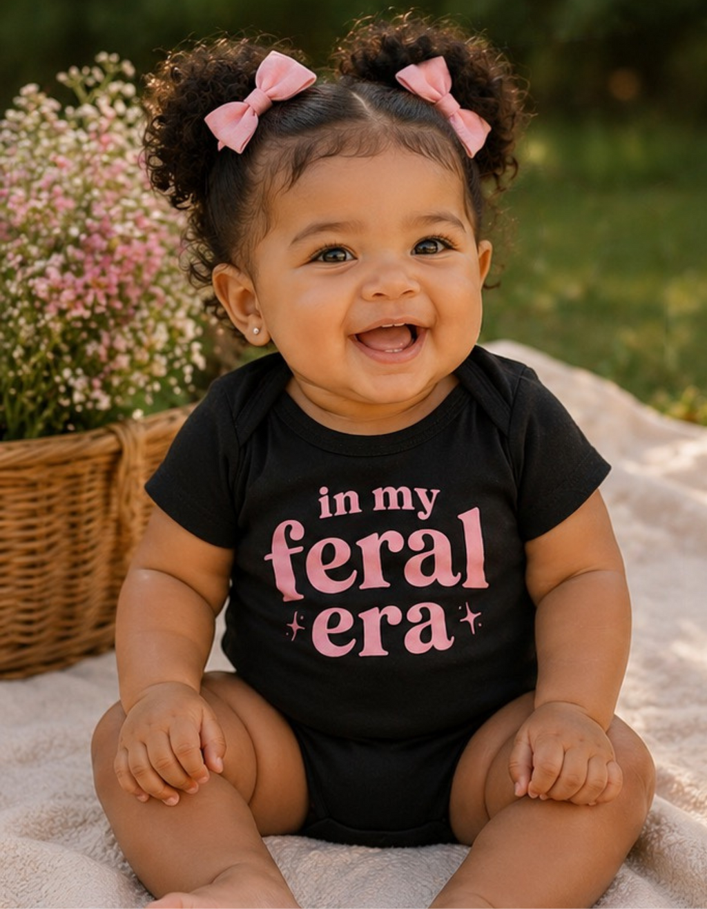 In My Feral Era Infant Bodysuit (Pink)