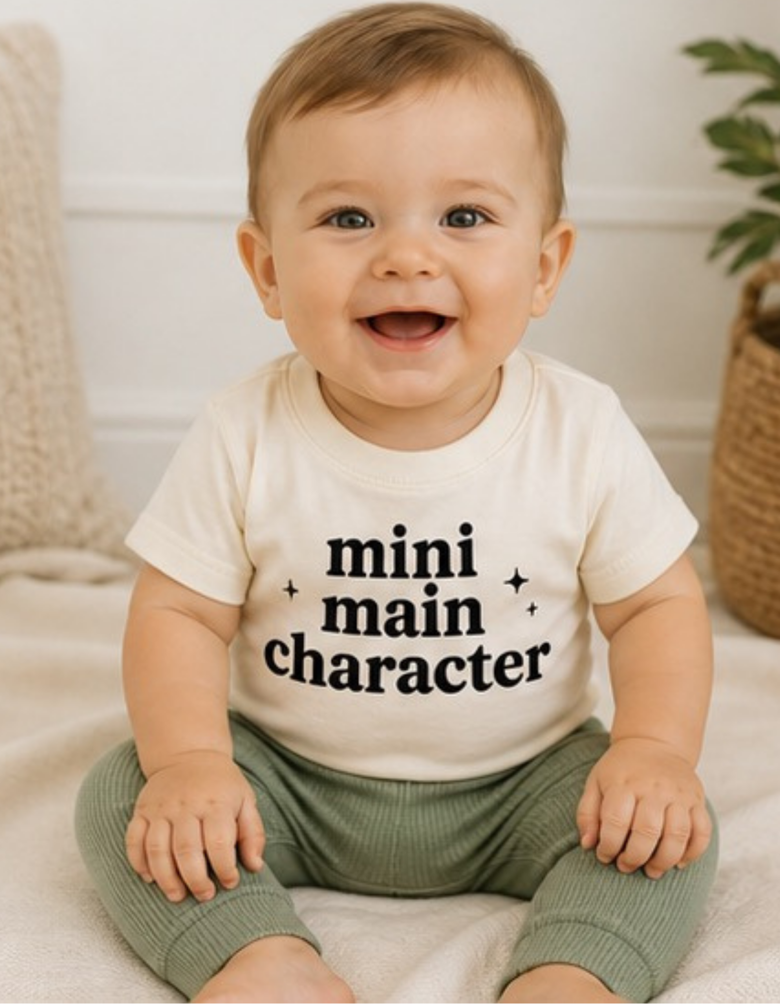 Mini Main Character Tee Black (Infant)