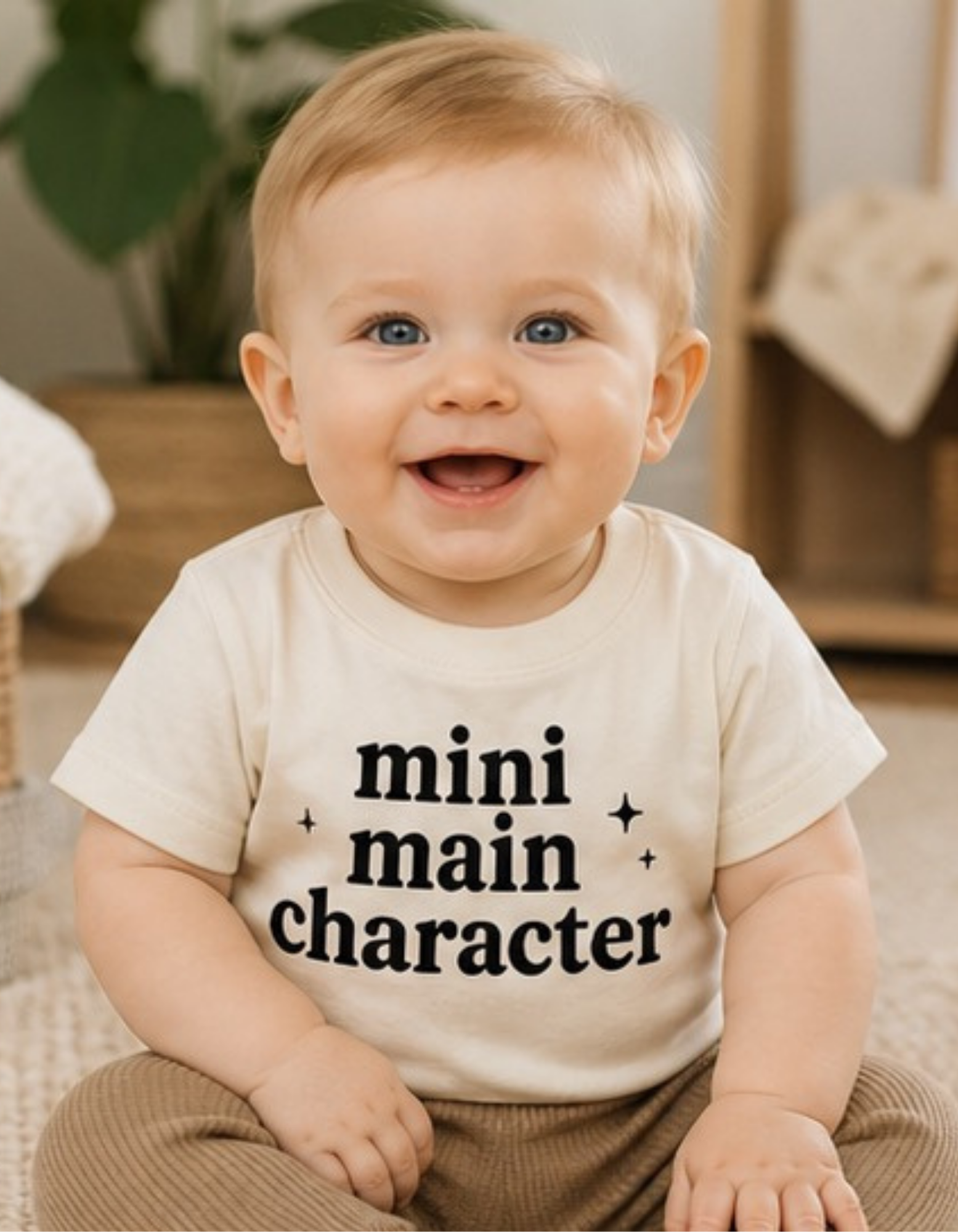 Mini Main Character Tee Black (Infant)