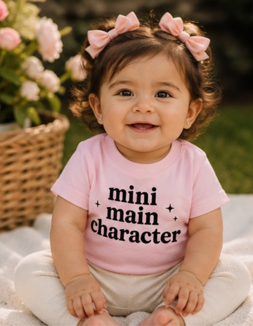 Mini Main Character Tee Black (Infant)