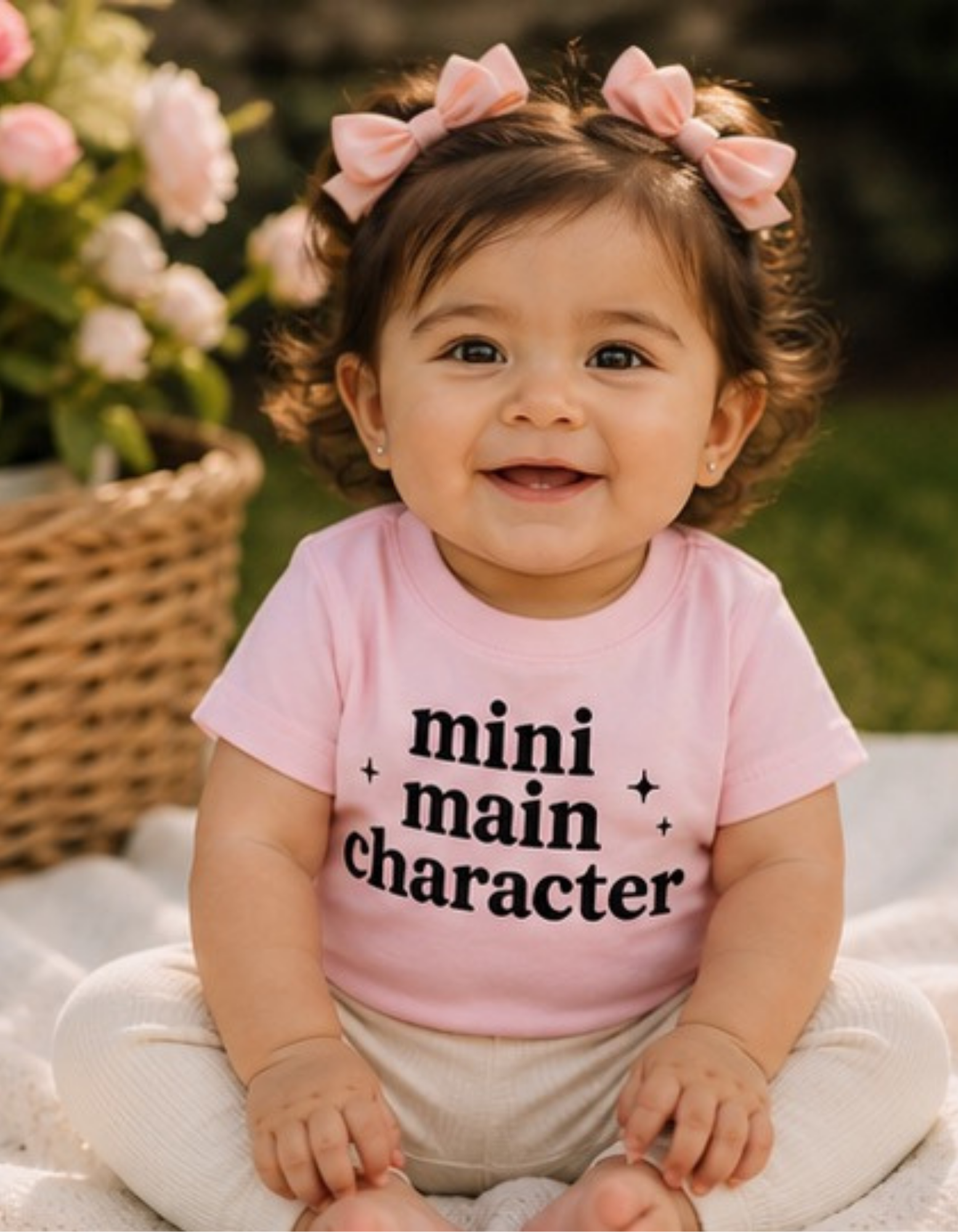 Mini Main Character Tee Black (Infant)