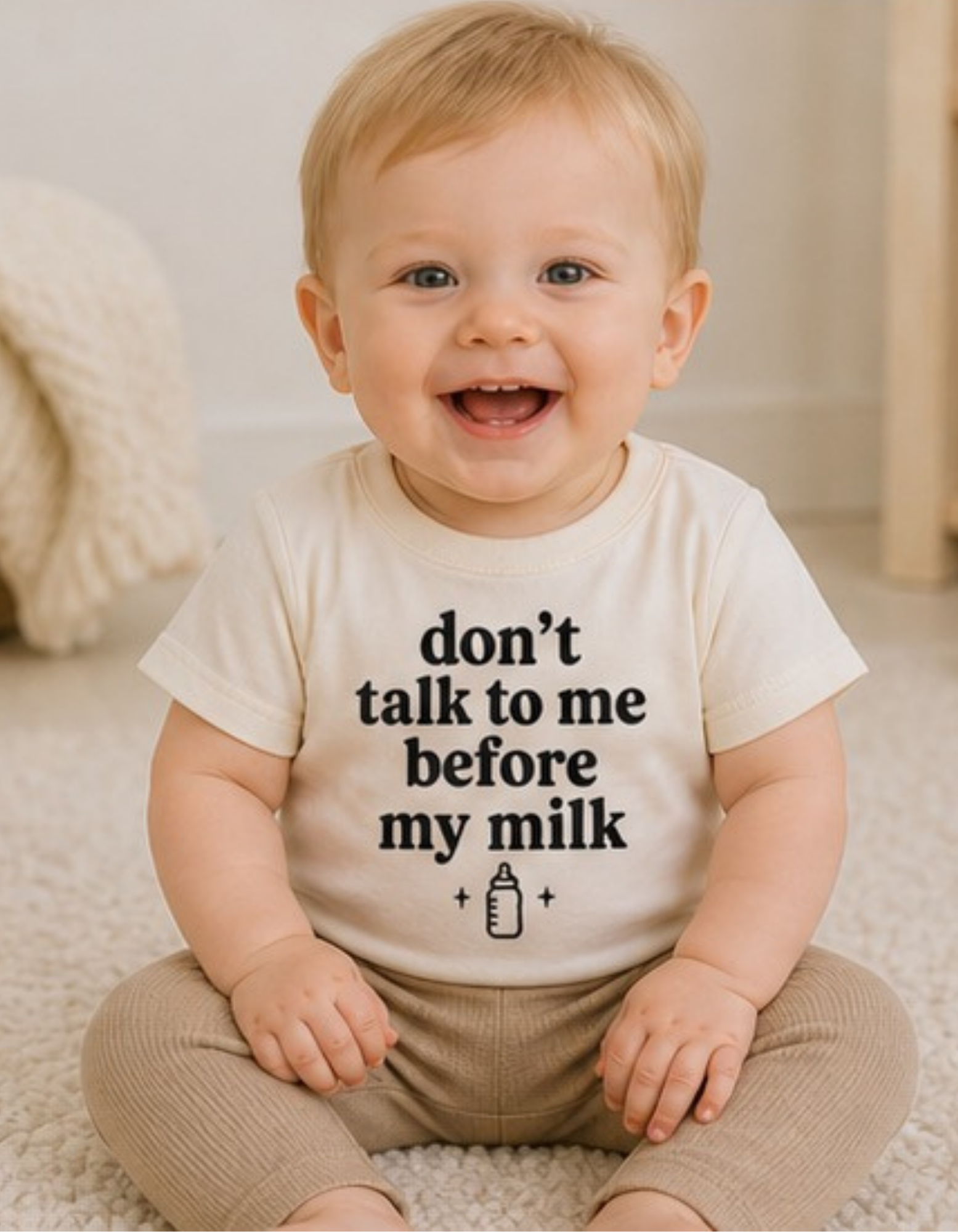 Don't Talk to Me Before My Milk Tee (Infant)