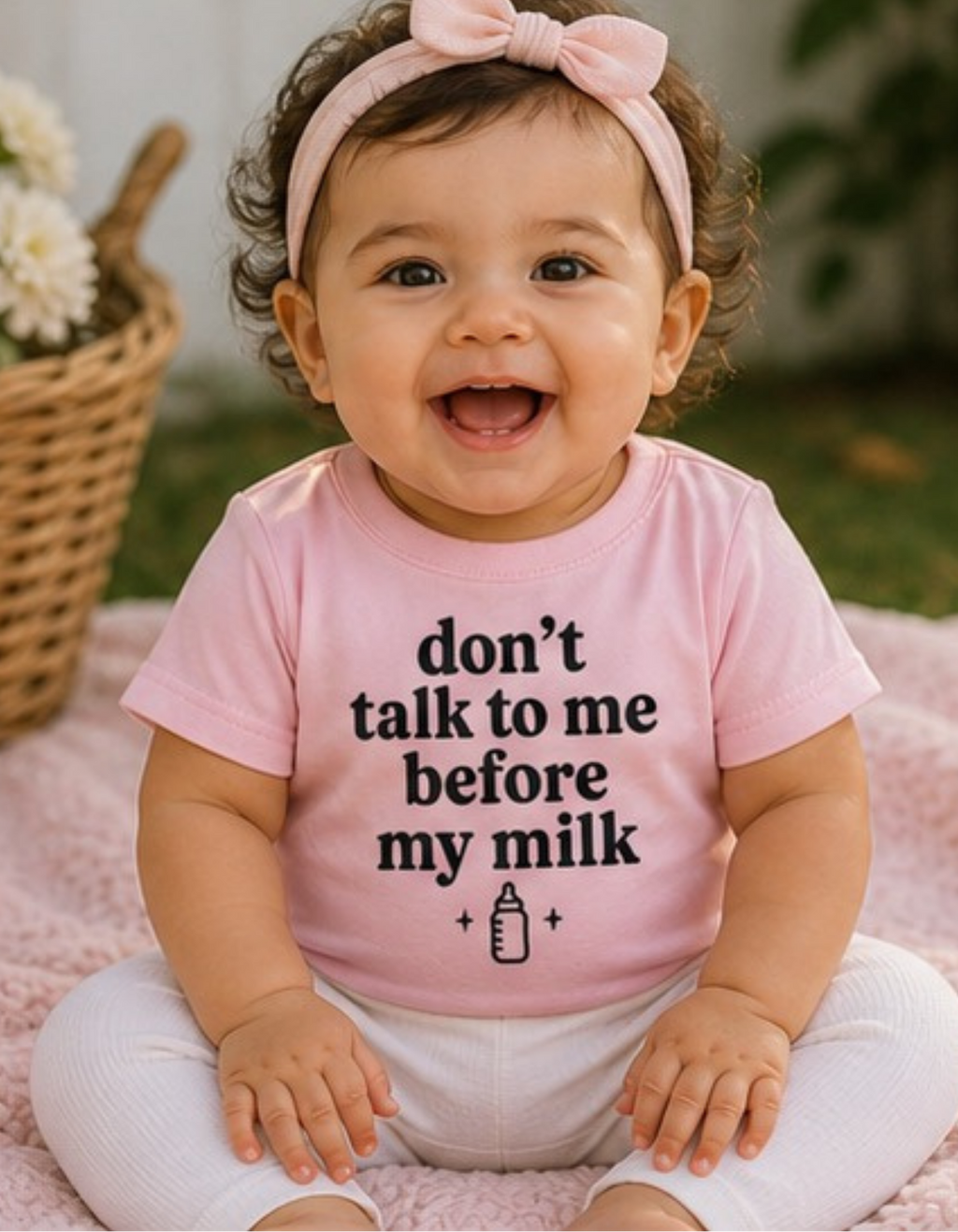 Don't Talk to Me Before My Milk Tee (Infant)