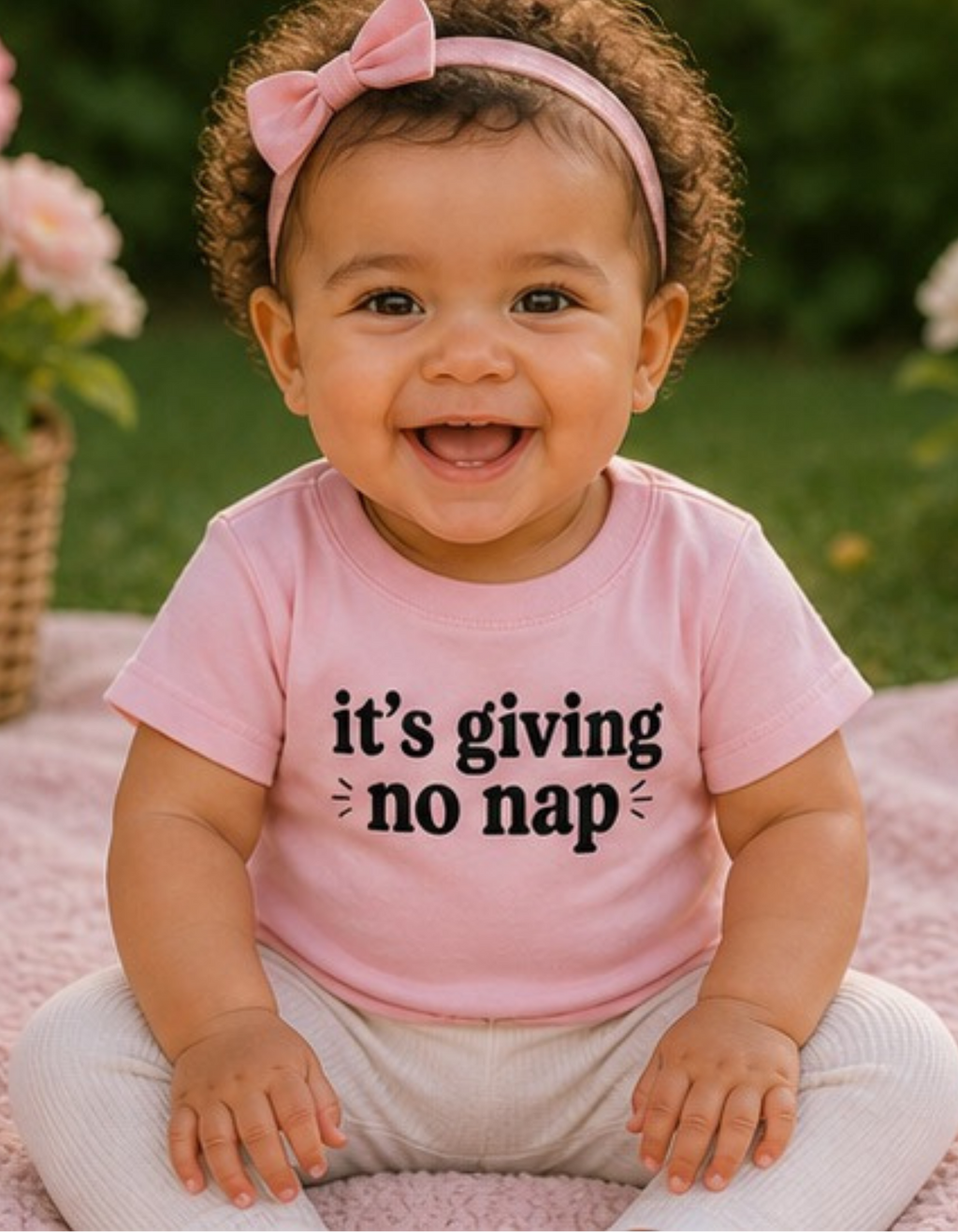 It's Giving No Nap Tee (Infant)