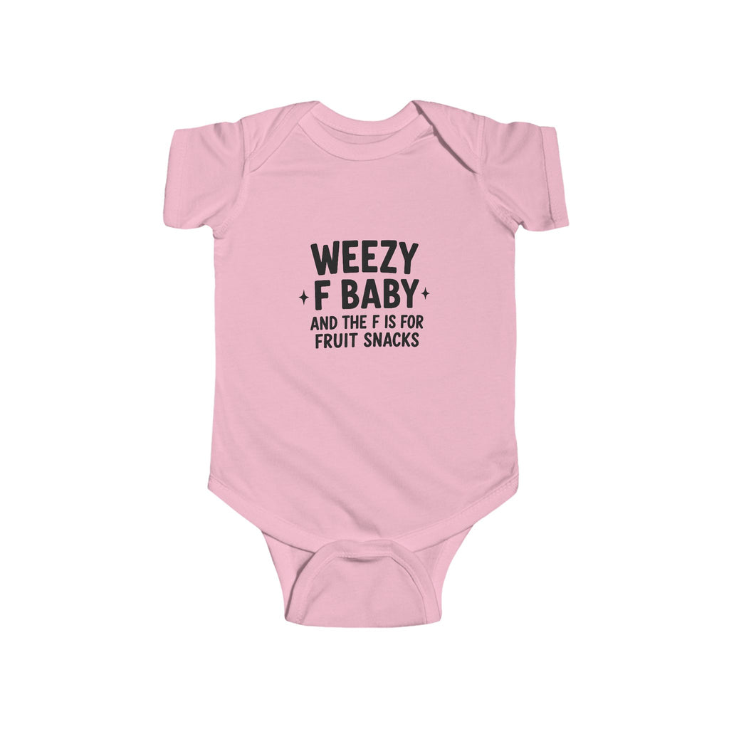 F Is For Fruit Snacks Infant Bodysuit